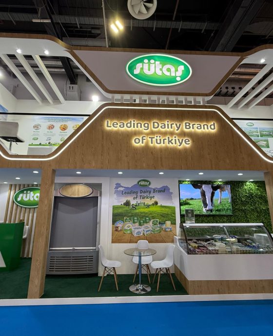 gulfood dubai çift katlı fuar standı, dubai iki katlı fuar standı, dubai'de double decker stand