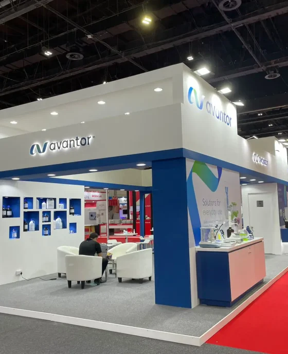 Avantor Medlab Dubai medikal fuar standı